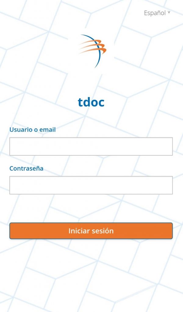 Manual tdoc Access Aplicativo móvel tdoc Centro de Ayuda